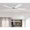 Westinghouse Comet 52" 5-Blade Wht Indoor Ceiling Fan w/Dimmable LED Light Fixture 7233600 - alternate 3